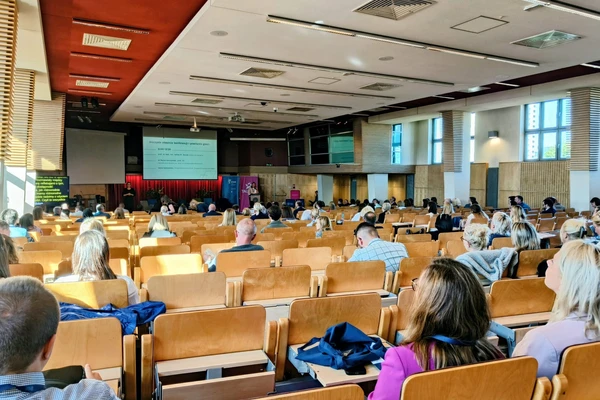Zdjęcie z konferencji "Różnorodność dostępności organizowana przez Uniwersytet Ekonomiczny w Katowicach".